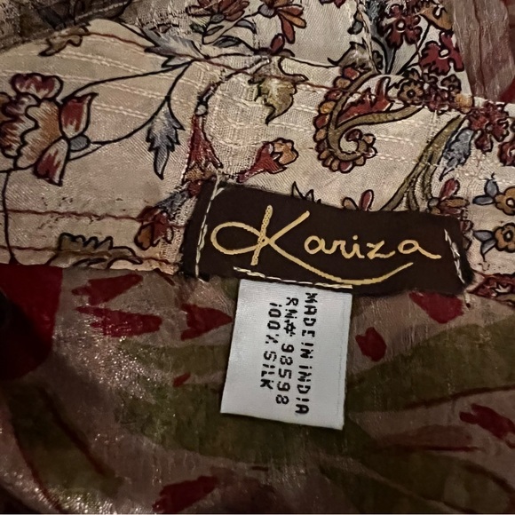 Silk one size wrap around skirt-Kaniza- Imported- 36” Length- NEW - Picture 12 of 14